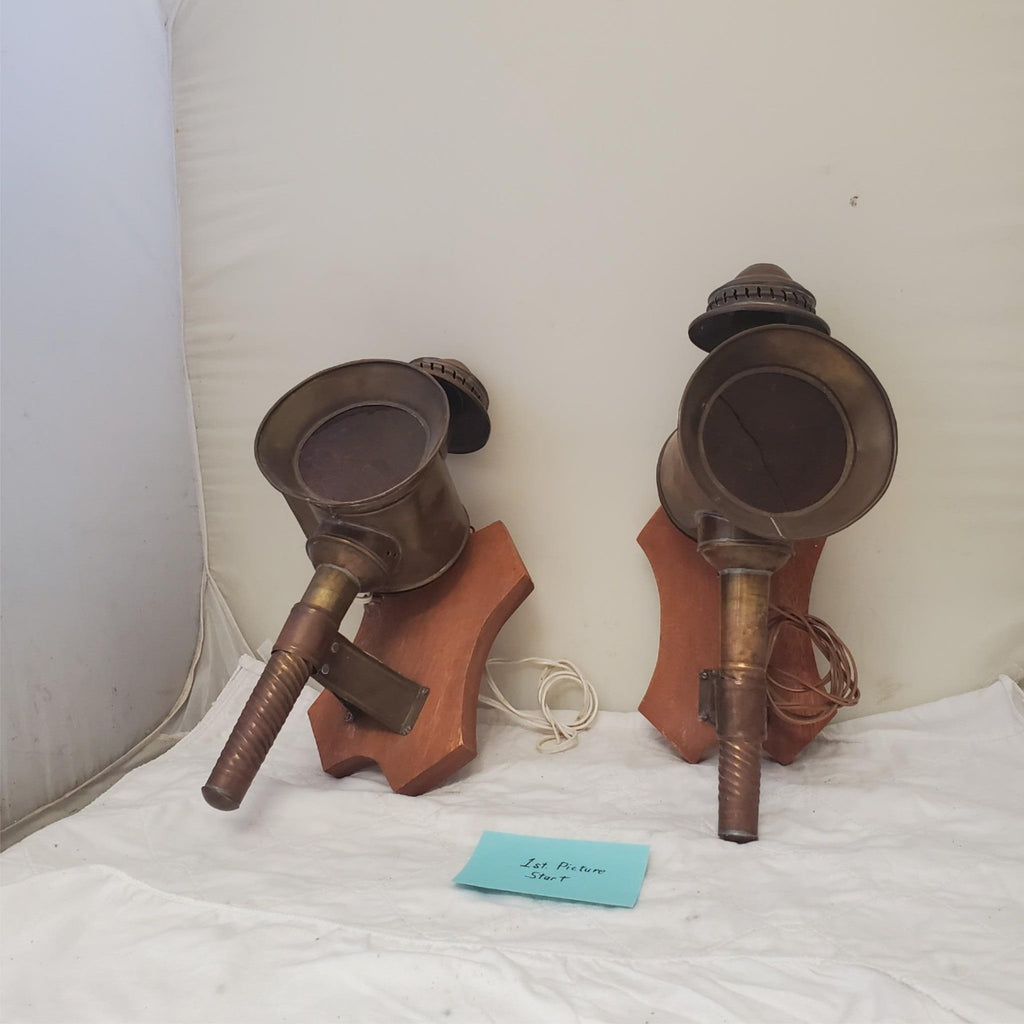 Vintage Brass Carriage Lamp