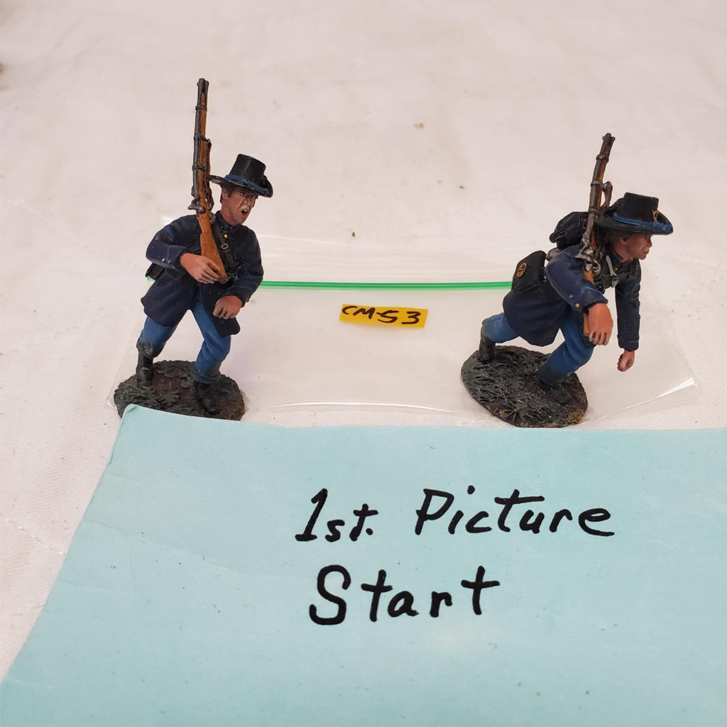 Britains Civil War 31290 Union Iron Brigade Advancing Right Shoulder CM-53