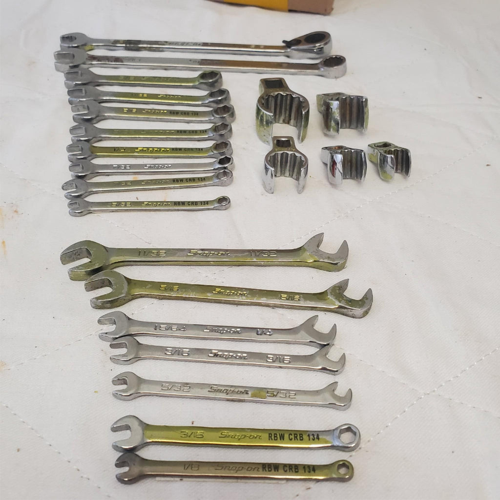 Lot of Snap-On Assorted Combination Wrench & Other Wrenches LOT 498