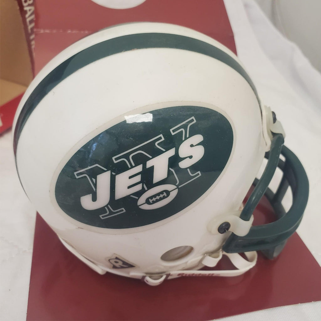 New York Jets Wayne Chrebet #80 Autographed Riddell Mini Football Helmet