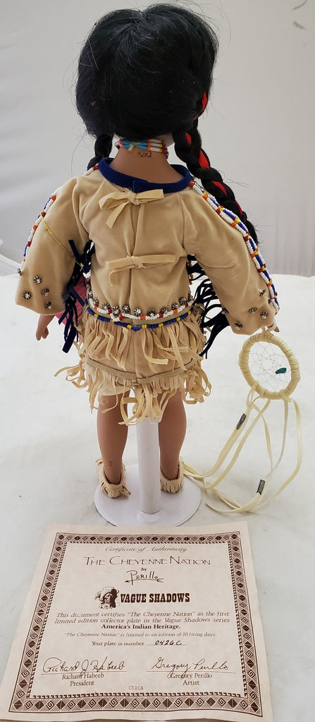 Paradise Galleries Purveyor of the World Finest Porcelain Dolls with Doll Stand