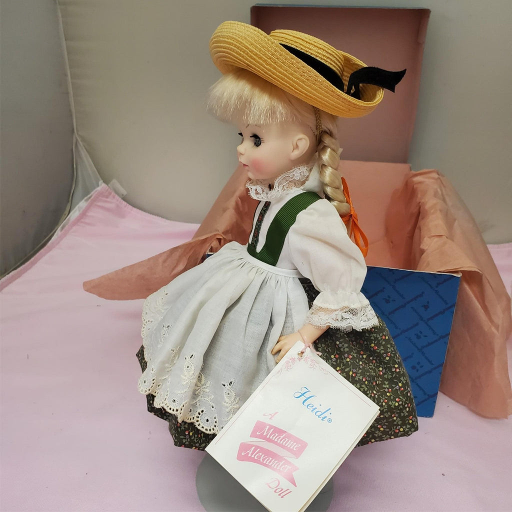Madame Alexander #1580 Heidi Miniature Doll with Box & Stand