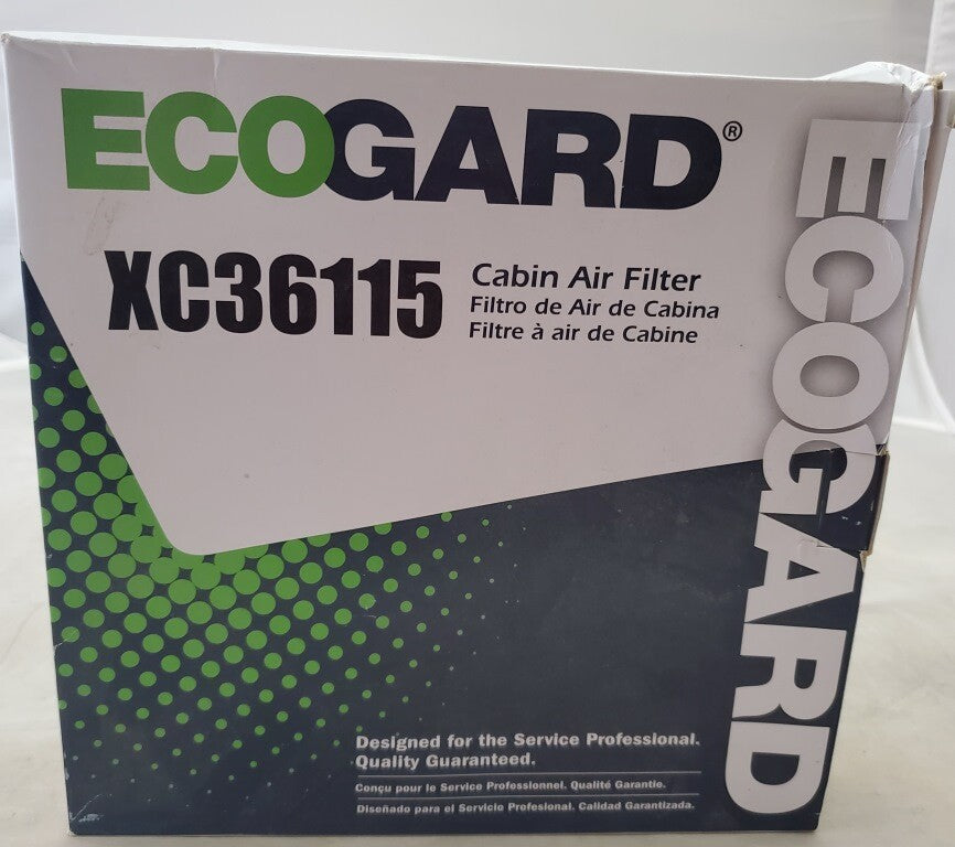Ecogard XC36115 Premium Cabin Air Filter Front Quality Guaranteed