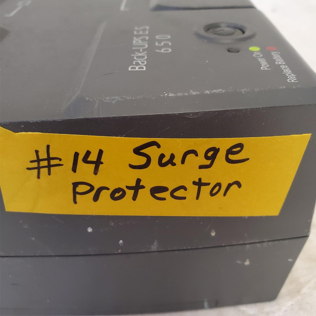 APC Back Up UPS ES 650 120V BE650R Surge Protected #14 (NO BATTERY INCLUDED)