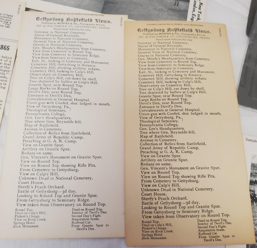 Vintage 1865 Holmes Stereoscope Stereo Classics Photo View Cards 59 Cards