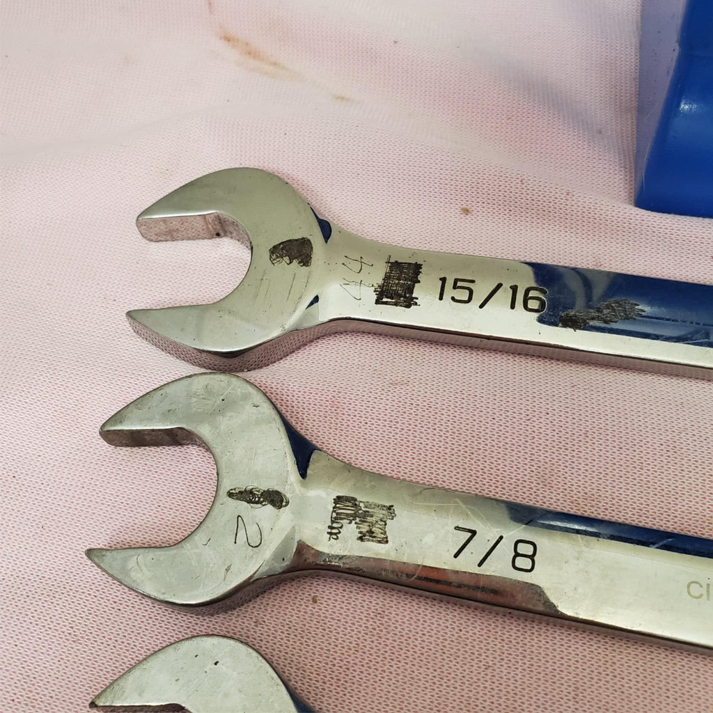 Lot of 5 Armstrong & Matco Combination Wrench Set LOT-339