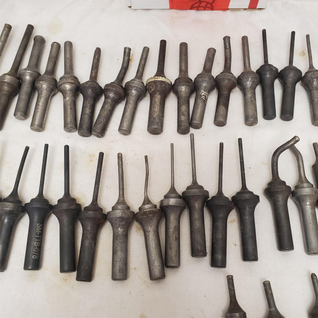 Lot of Rivet Gun Snaps Bit Knock Out Punch Set LOT-109