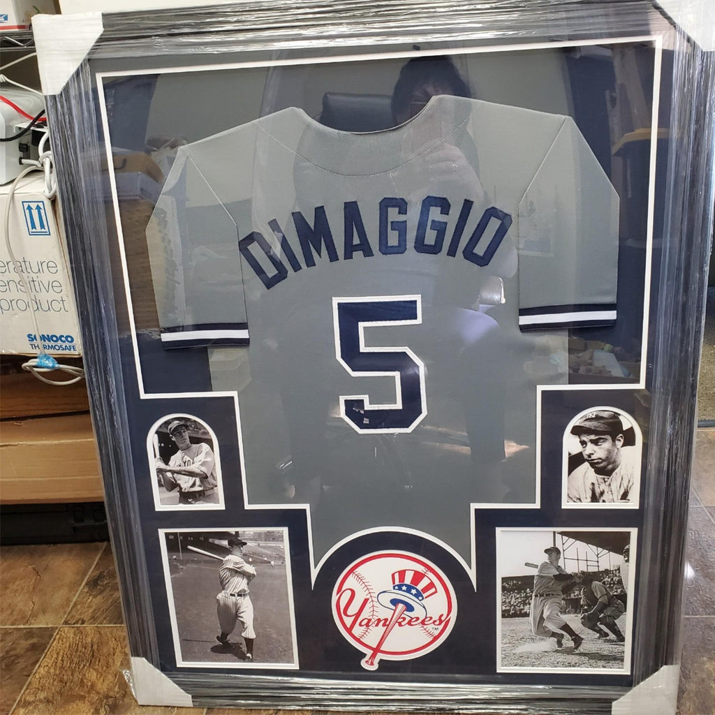 Joe Dimaggio Framed Yankees Jersey