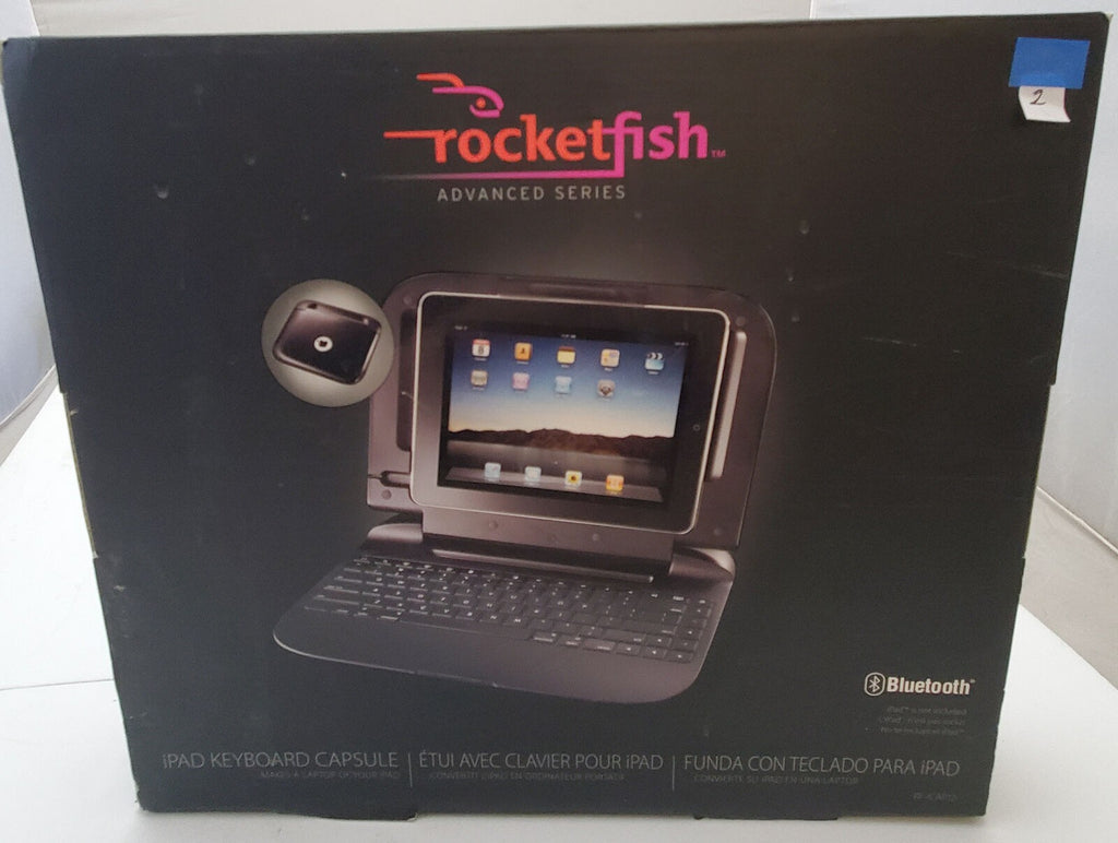 New ROCKETFISH Keyboard / Stand / Case for APPLE IPAD