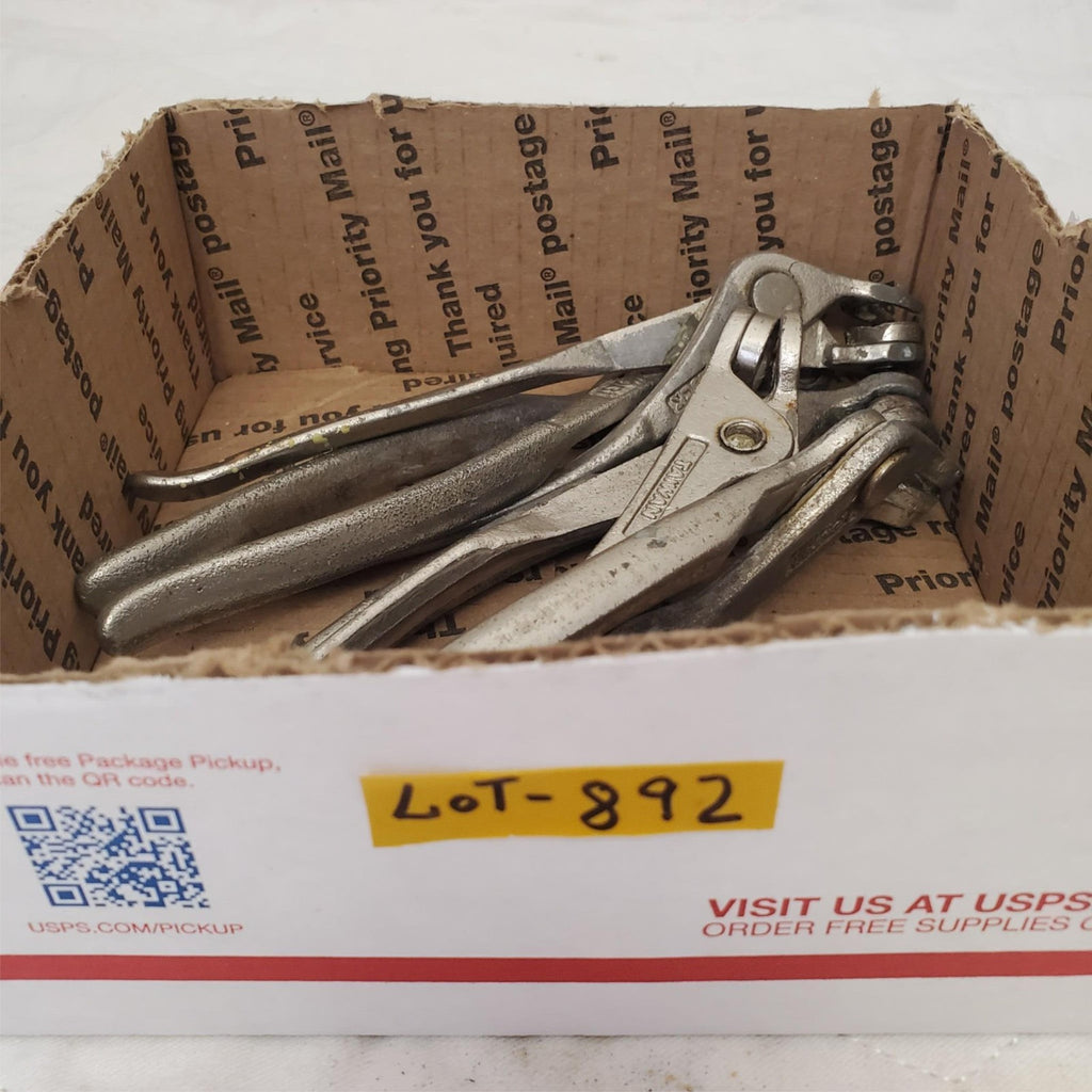 Lot of 5 Wedgelock Cleco Pliers Set Aviation Tool LOT-892