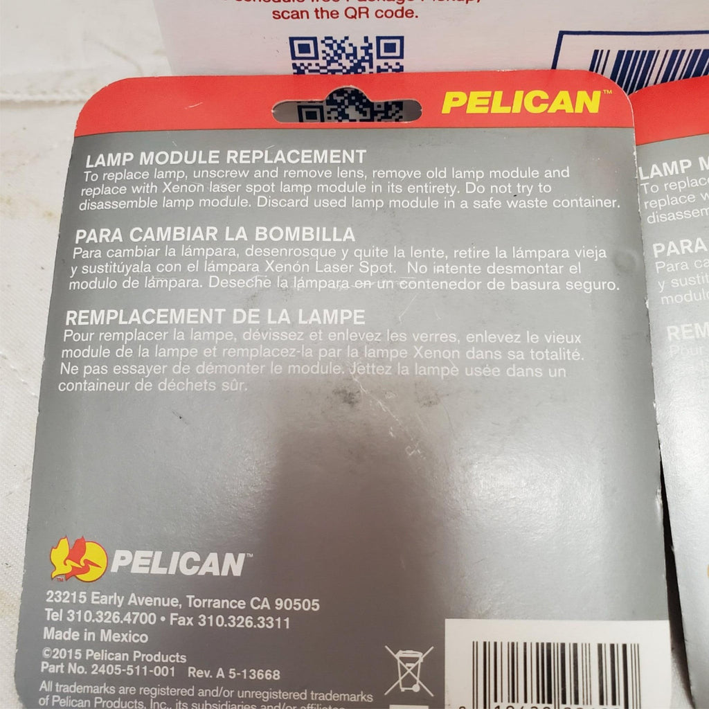 Lot of 14 Pelican Stealthlite 2400 2450 Nemo 2400 Flashlight LOT-898
