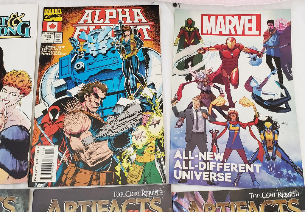 Lot of 12 Archer & Armstrong Brigade Artifacts Backlash & Marvel Comic Books #21
