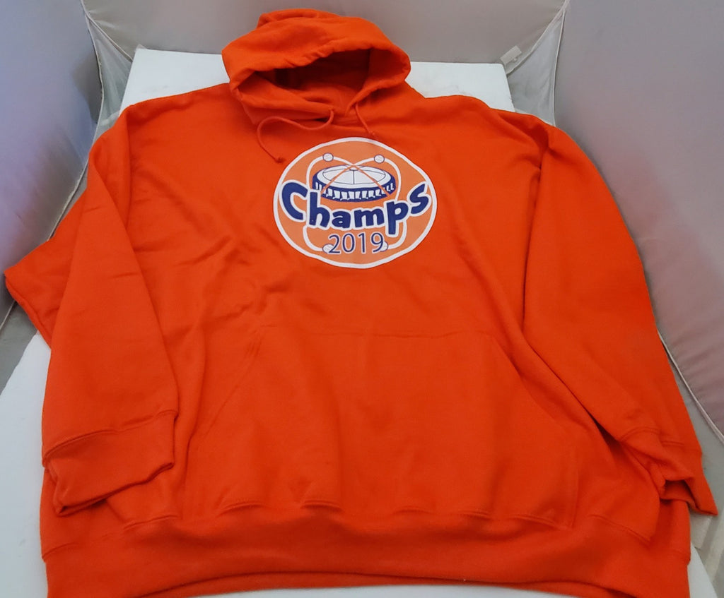 Gildan Champs 2019 Men's Baseball Sweatshirts Hooded Front Pocket Size 2XL