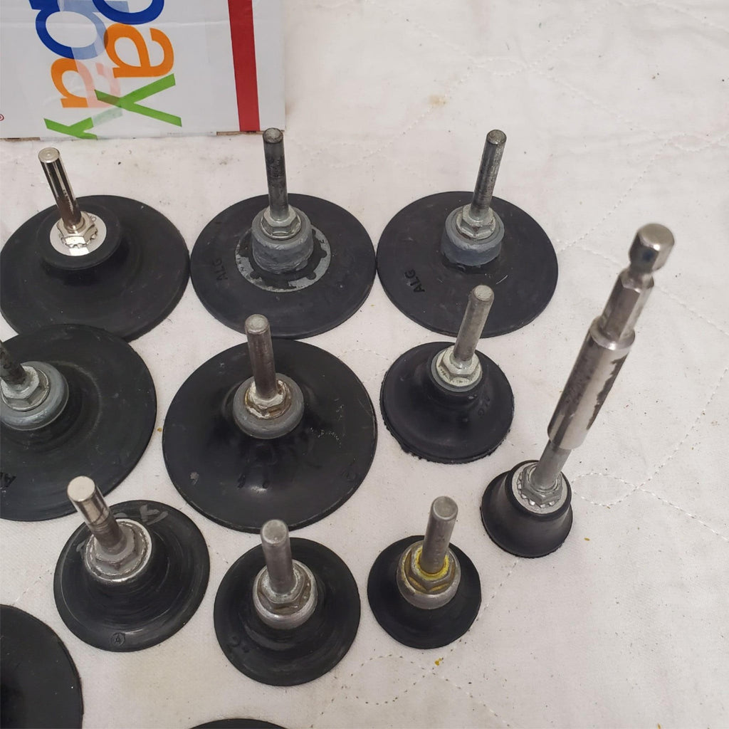 Lot of Roll Lock Sanding Disc Rotary Pad Holder LOT-914