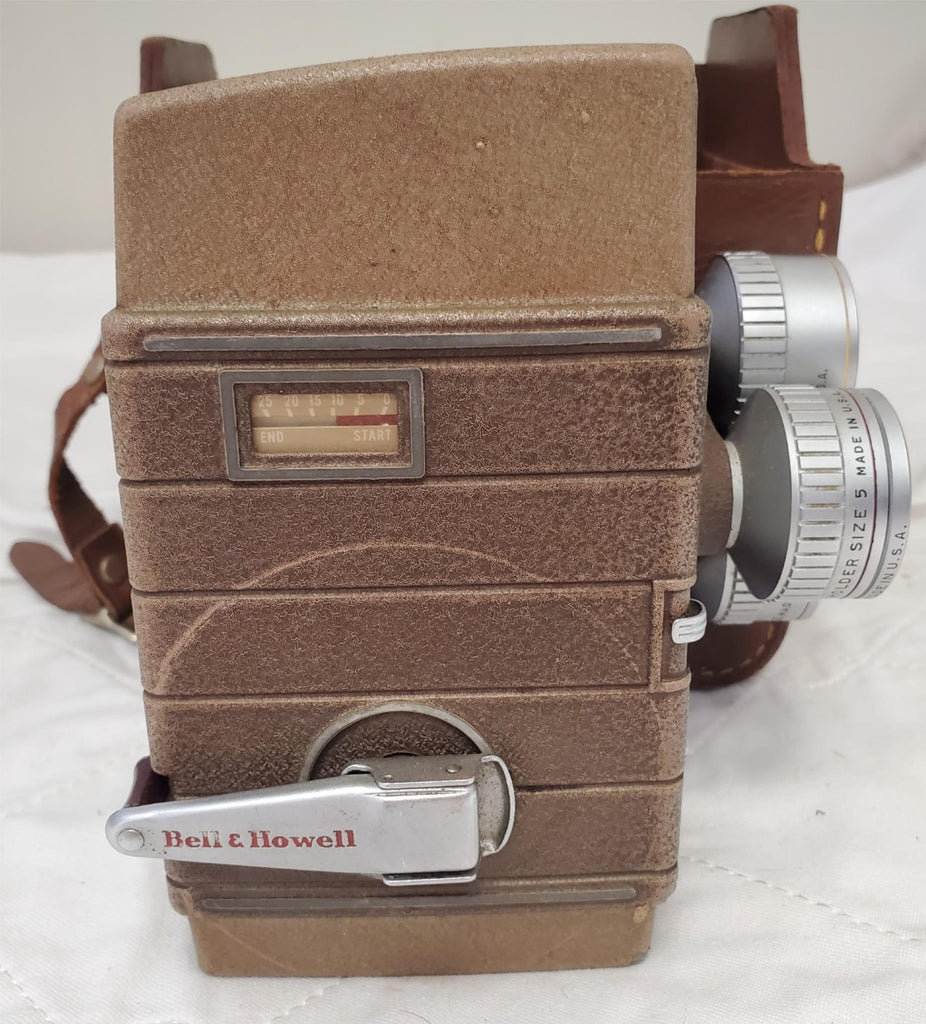Bell & Howell 252 8mm Camera with Quik Splice Tapes, Ednalite Filter & Case