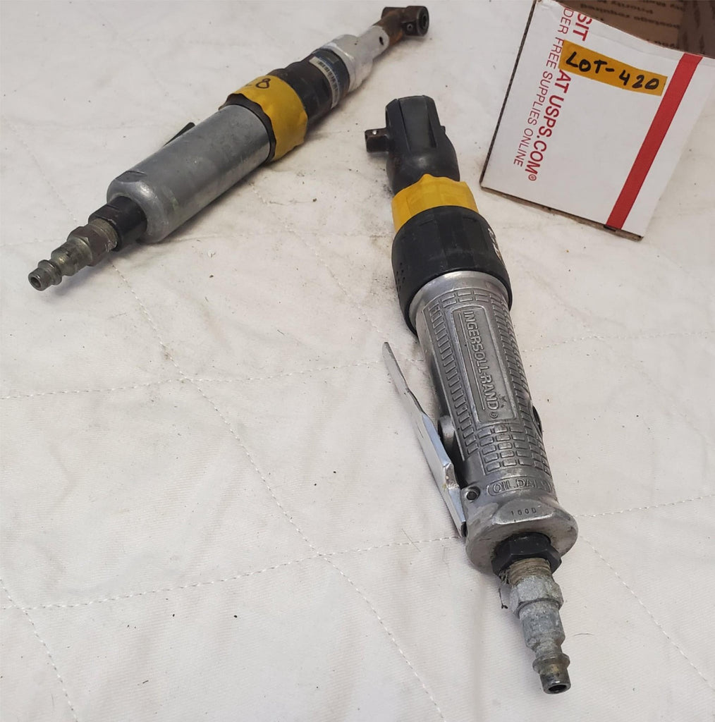 Lot of 2 Intersoll Rand & Rockwell Air Ratchet Wrench LOT-420