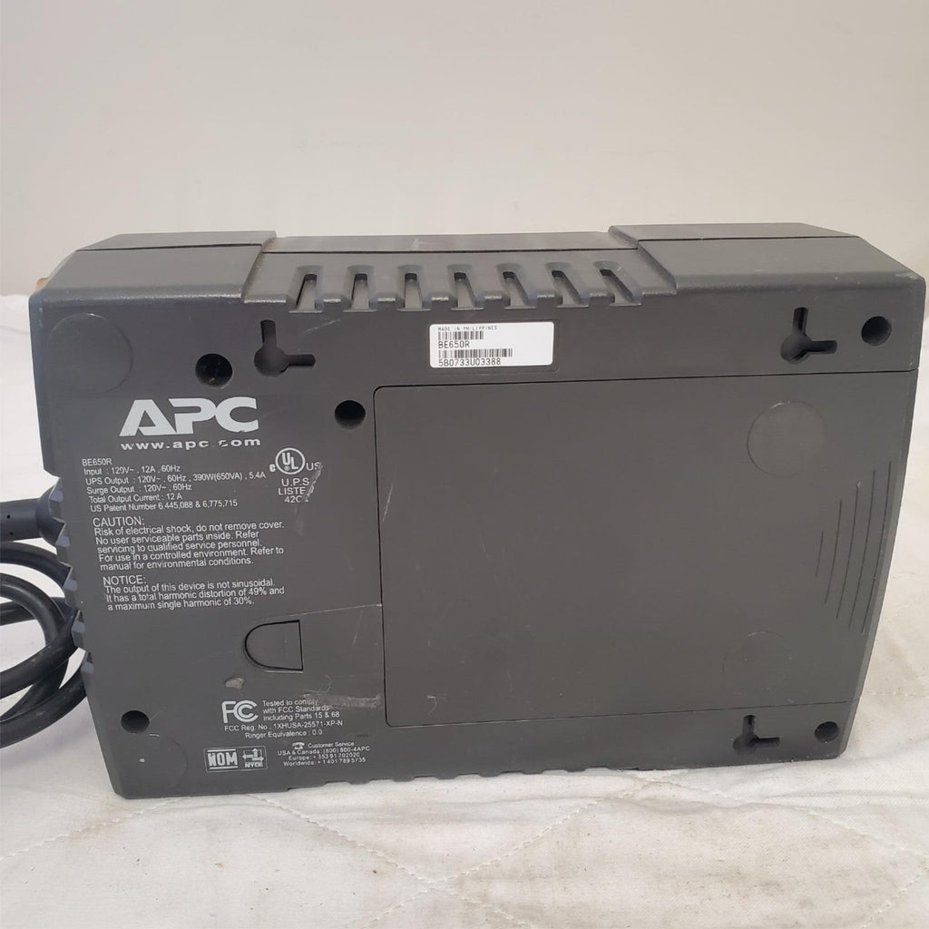 APC Back Up UPS ES 650 120V BE650R Surge Protected #11 (NO BATTERY INCLUDED)
