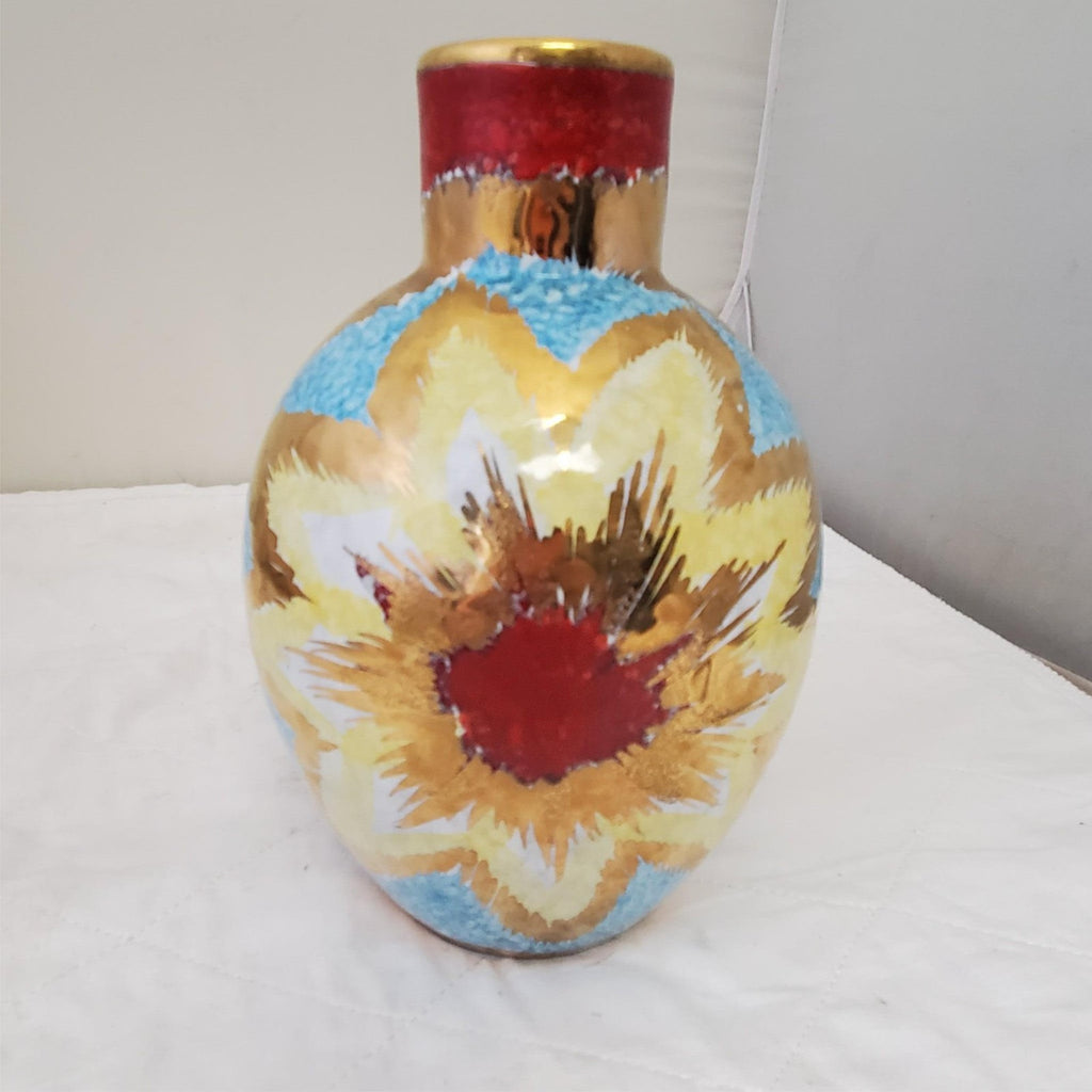 Glass Of Venice Murano Glass Vesuvio Vase