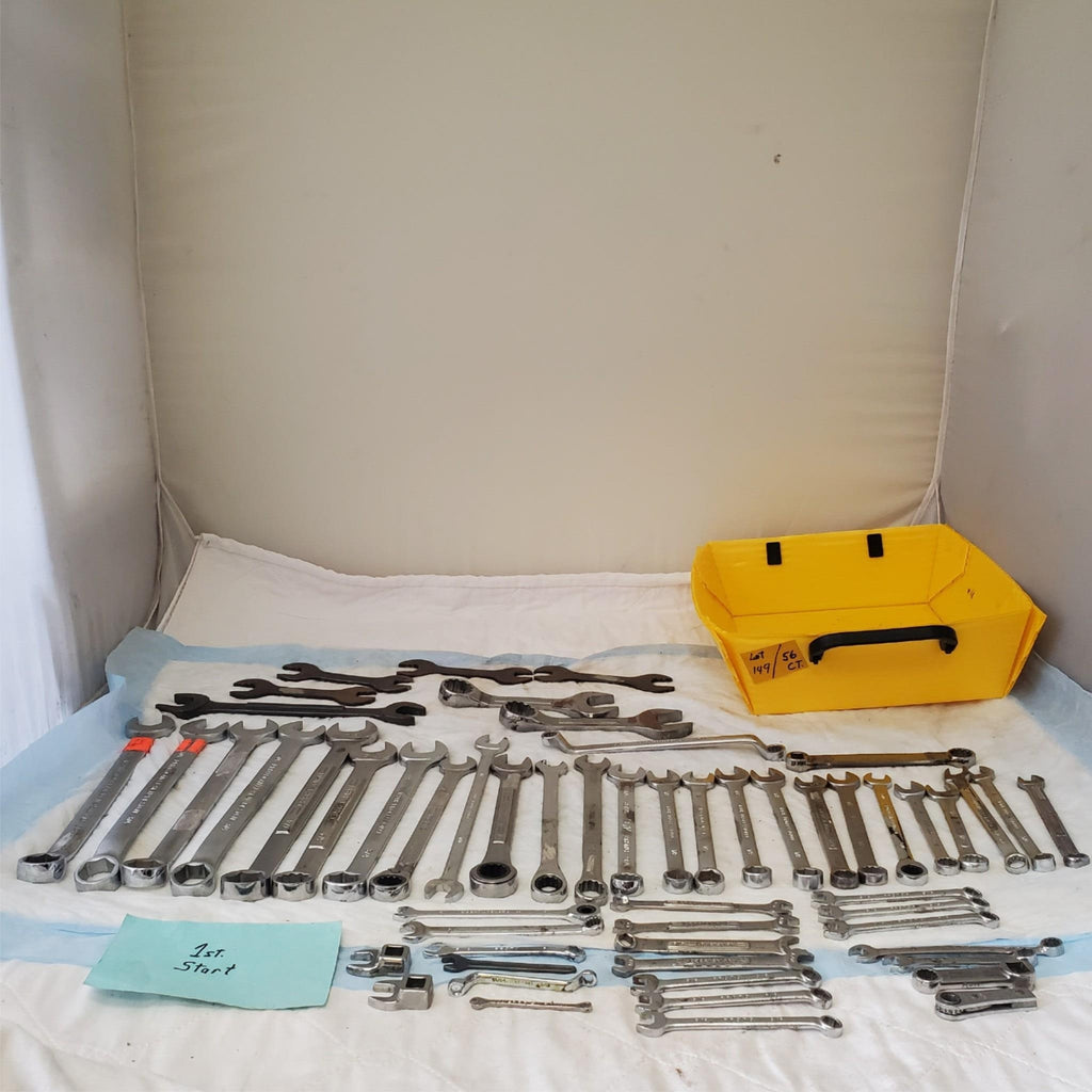 Lot of 56 Pieces Miscellaneous Assortment of Wrench Tools LOT149