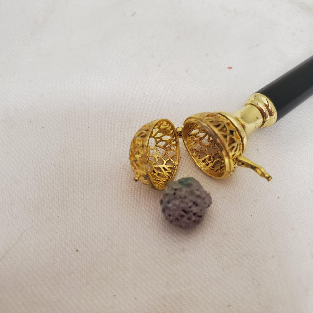 Lemon Essential Oil Refillable Diffuser Pen with Lava Beads