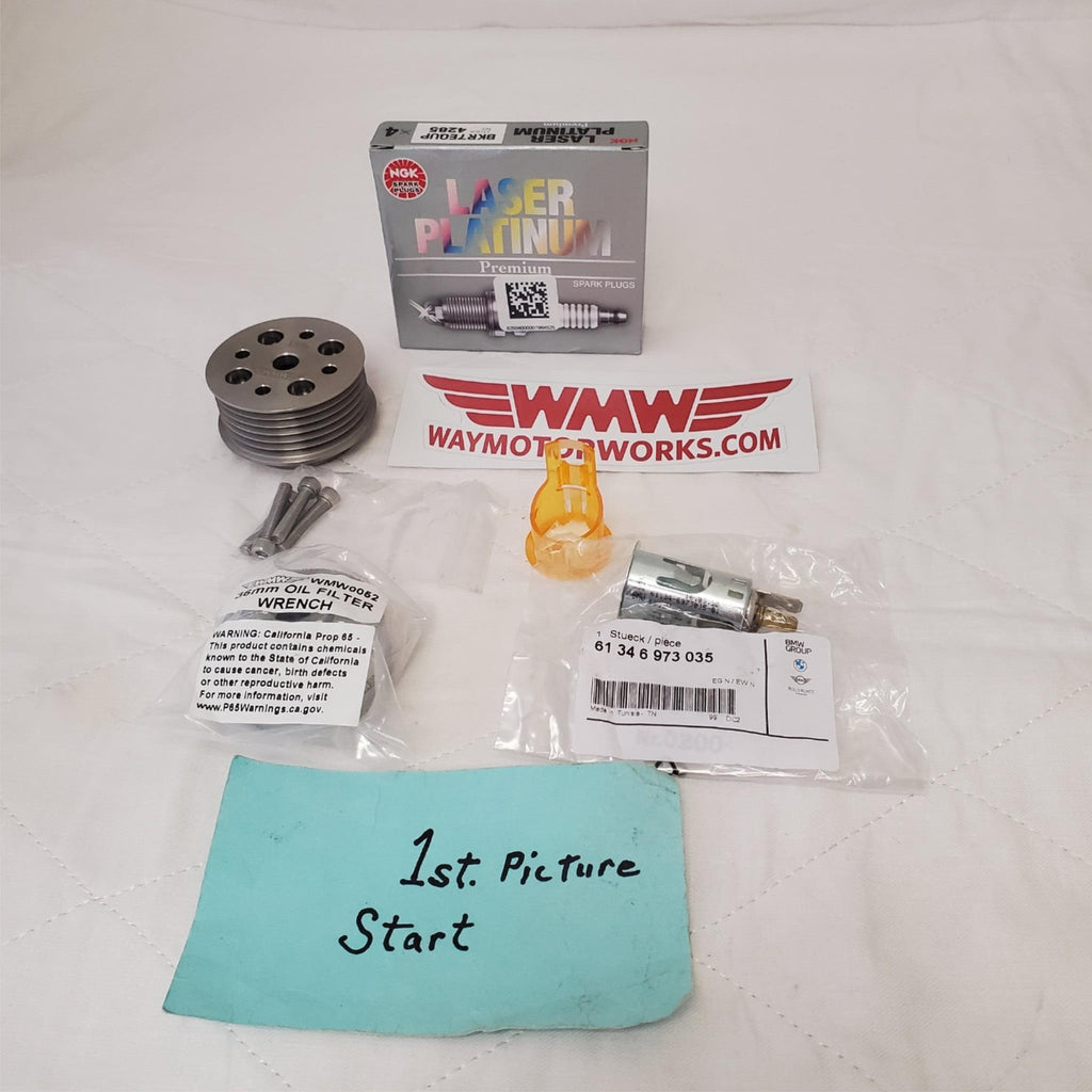 WMW 36mm Metric Low Profile Oil Filter Socket Wrench & Spark Plug