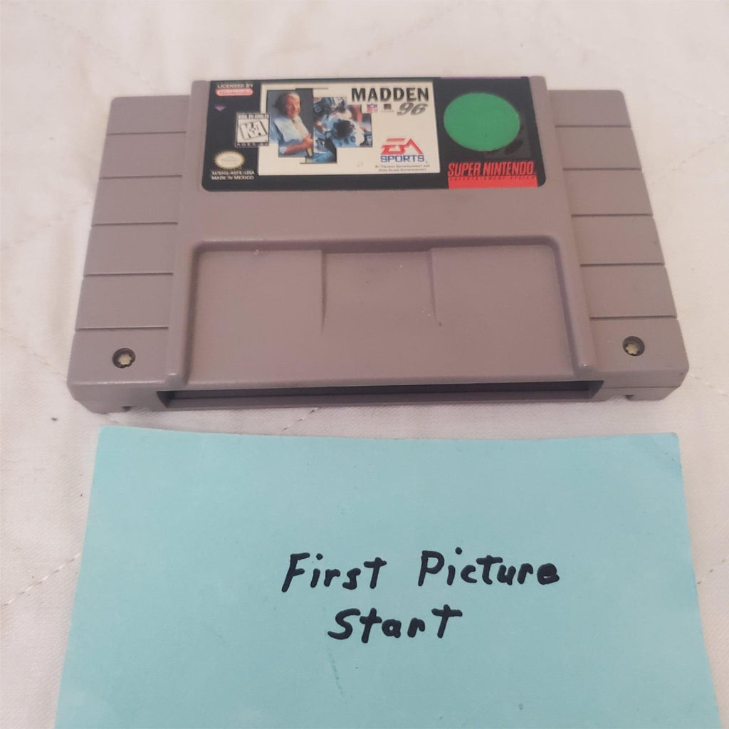 Super Nintendo Entertainment System Madden NFL 96 Video Game