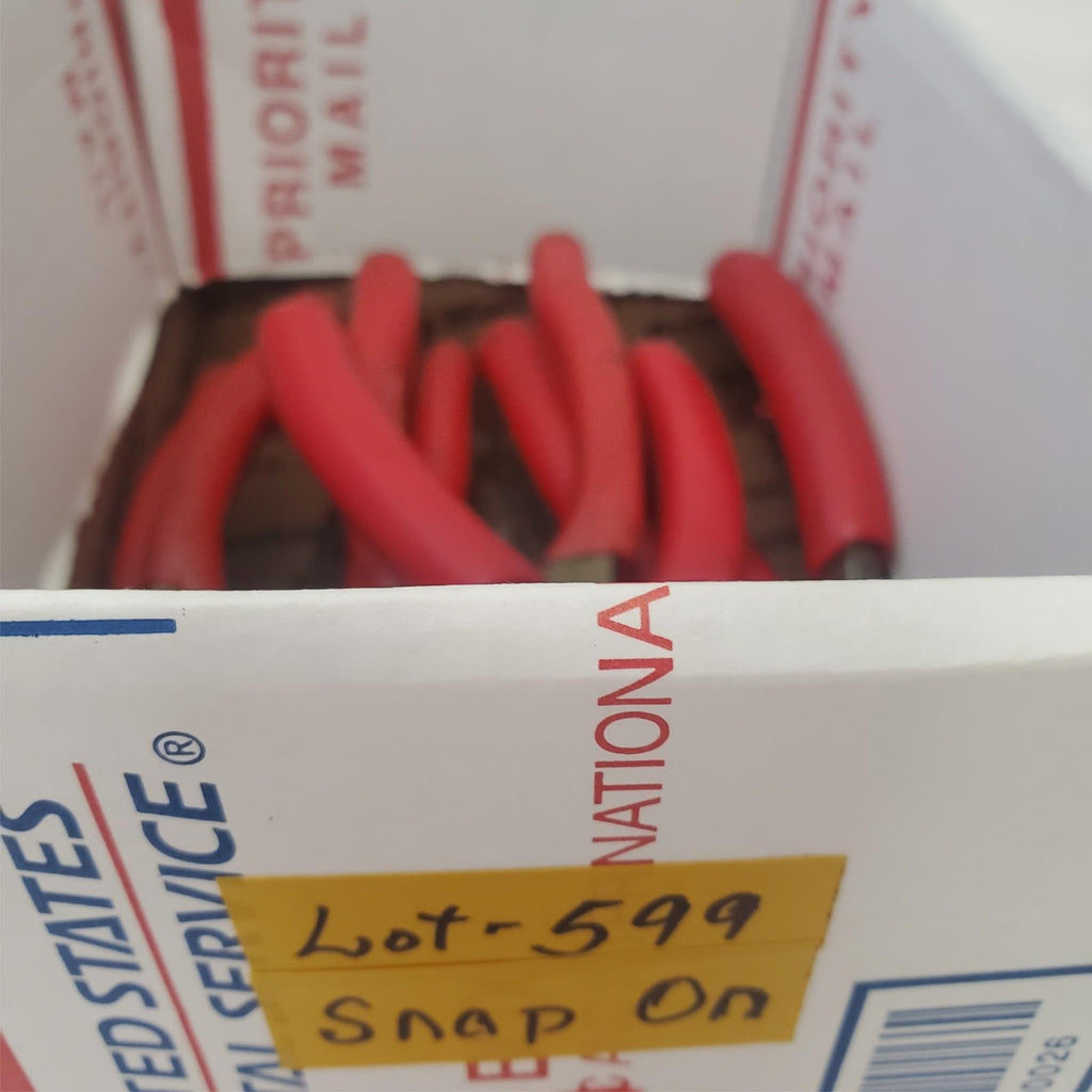 Lot of 9 Snap-on Assorted Pliers Set Tool for Gripping Cutting & Bending LOT-599