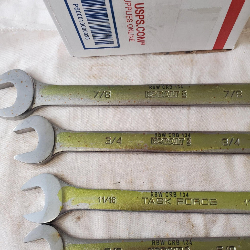 Lot of 11pcs 12 Point SAE Combination Wrench Set - LOT 468