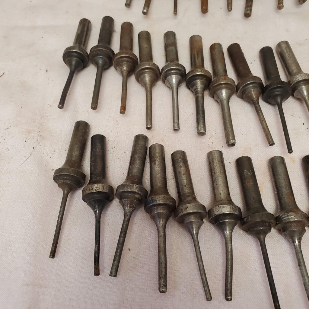Lot of Assorted Rivet Gun Snaps Bit Knock Out Punch LOT-951