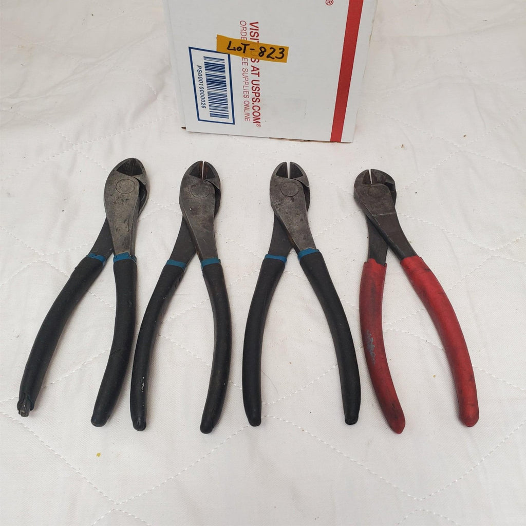 Lot of 4 Assorted Diagonal Cutting Pliers LOT-823