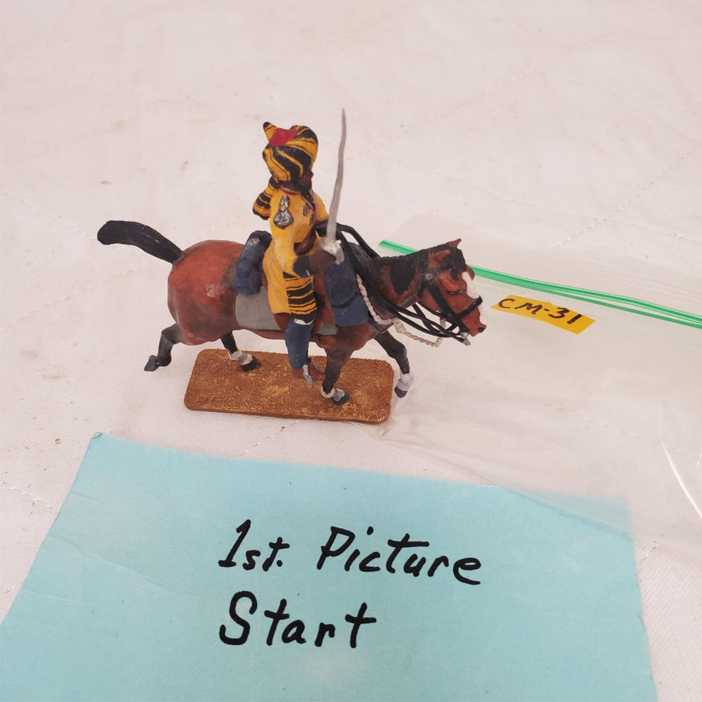 Metal Toy Soldier Skinner's Horse British Officer w/ Sword CM-31