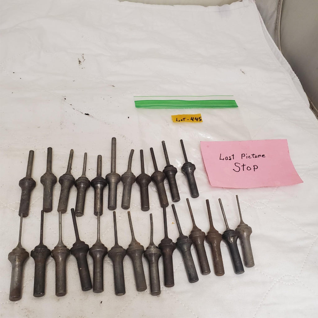 Lot of Rivet Gun Snaps Bit Knock Out Punch Set LOT-445