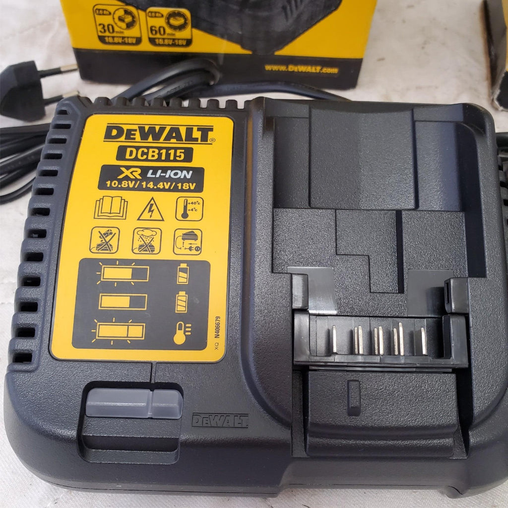 Lot of DEWALT DCB115 12-Volt to 20-Volt Lithium-Ion Battery Charger LOT 392
