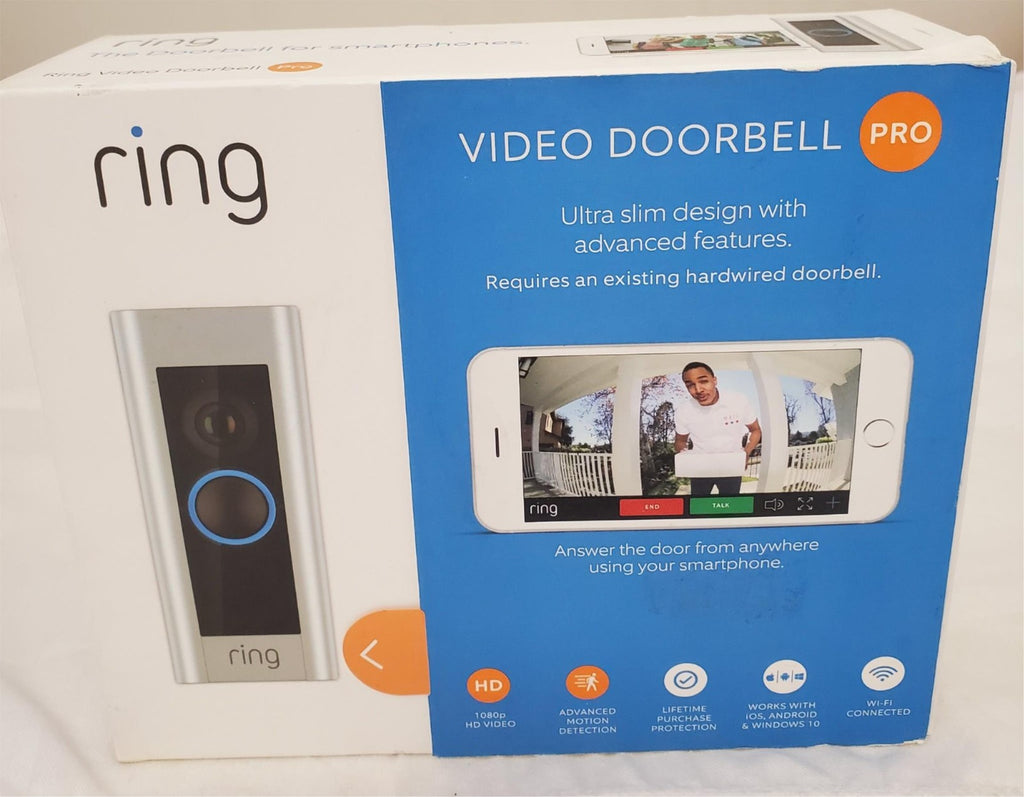 Ring 2549AG660L-B01FX Smart Wifi Cam Video Doorbell Pro