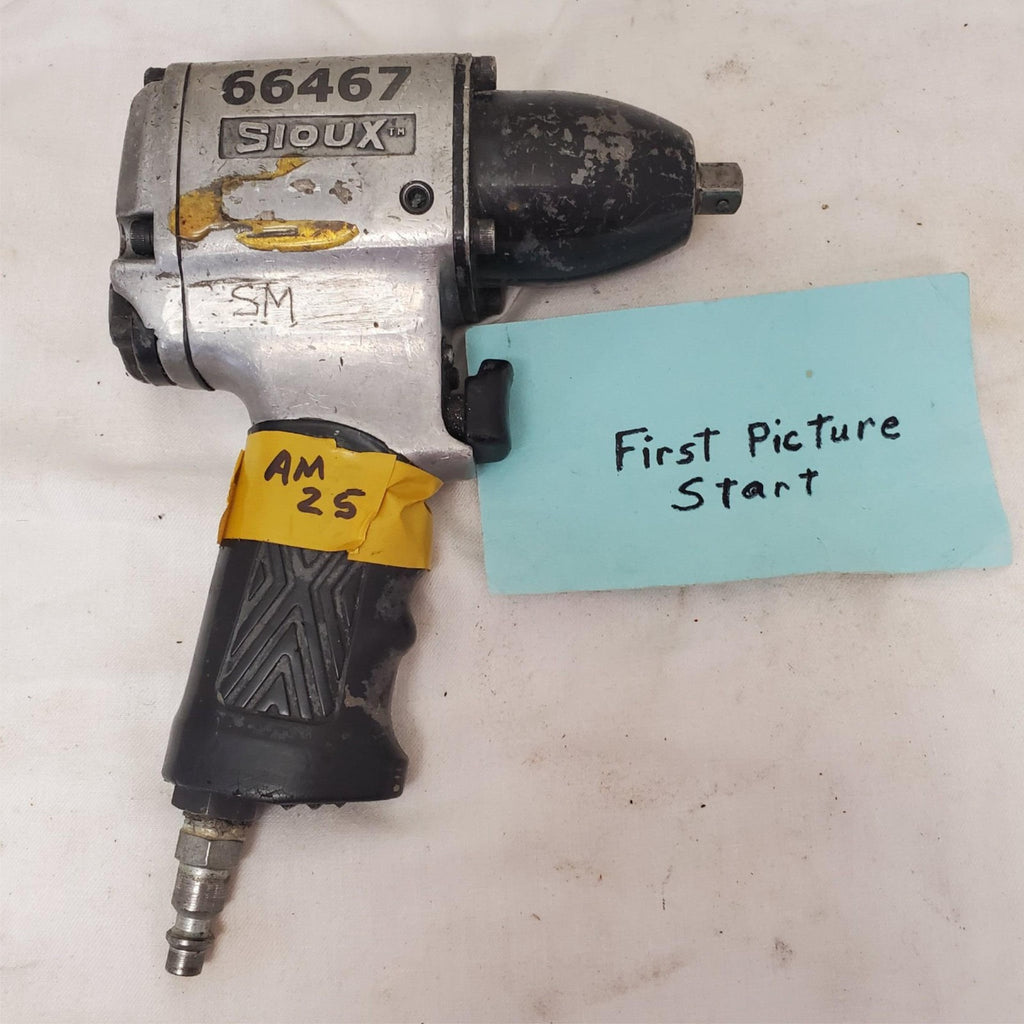 Sioux 5039B 3/8 Inch Pistol Grip Pneumatic Air Impact Wrench AM25