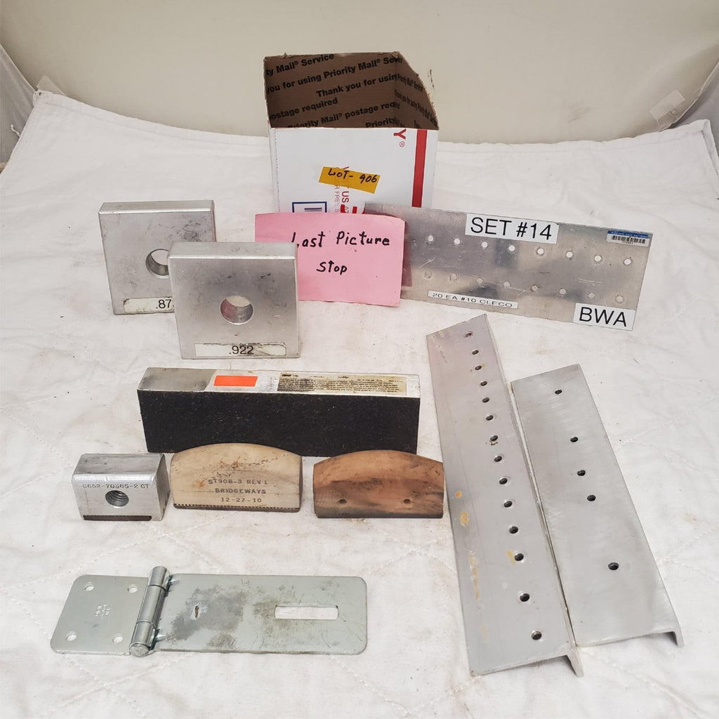 Lot of Measurement and Tooling Brackets Tools