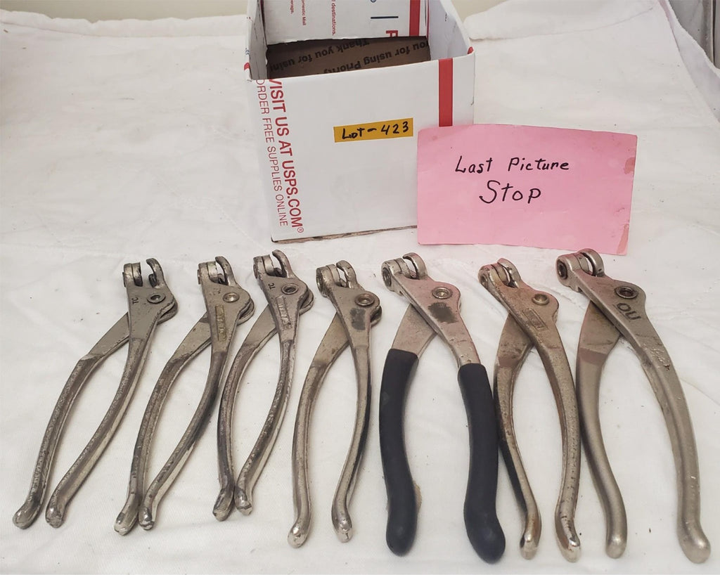 Lot of 7 Wedgelock Cleco Pliers Set Aviation Tool LOT-423