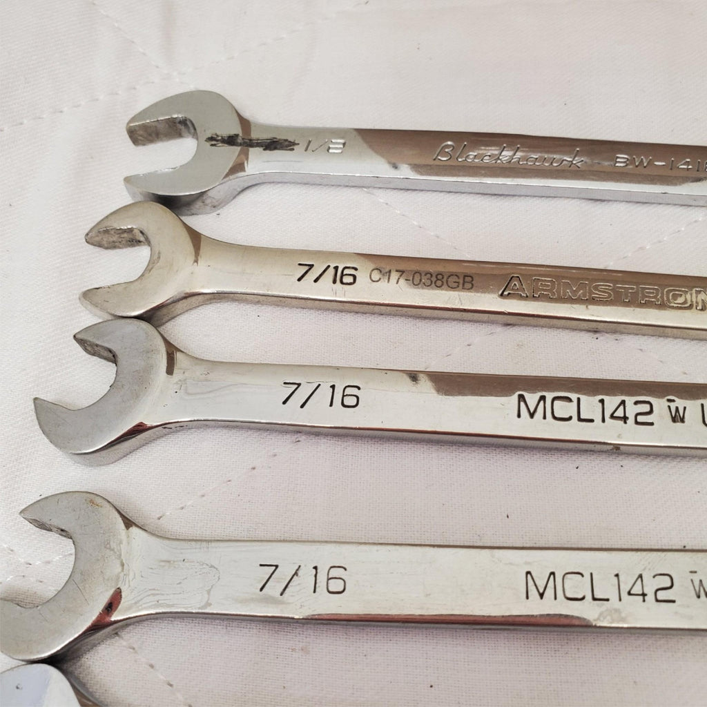 Lot of 16 Assorted Combination Wrench Set LOT-729