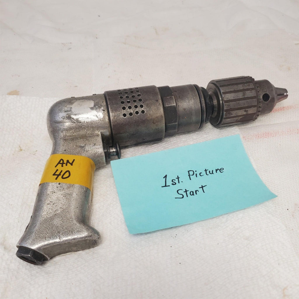 Rockwell 41D-107 B 500 RPM Pneumatic Drill 1/2" Chuck Aircraft Tool AN40