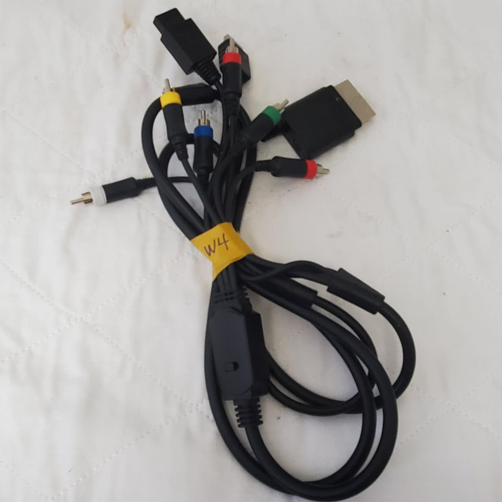 Multi Console/Platform Nintendo Wii PlayStation Xbox Component HD Video Cable W4
