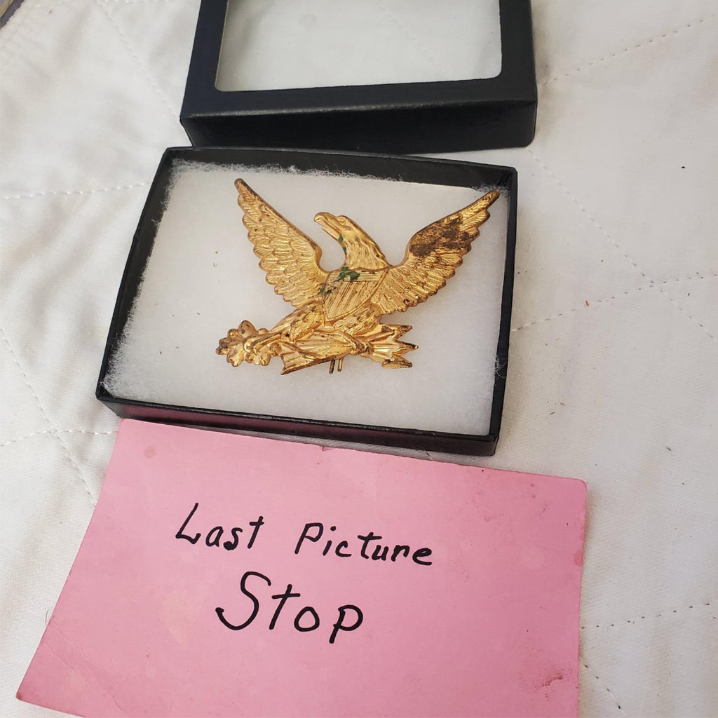 U.S. Army Eagle Badge Repro 1832 Pattern Military Hat Insignia
