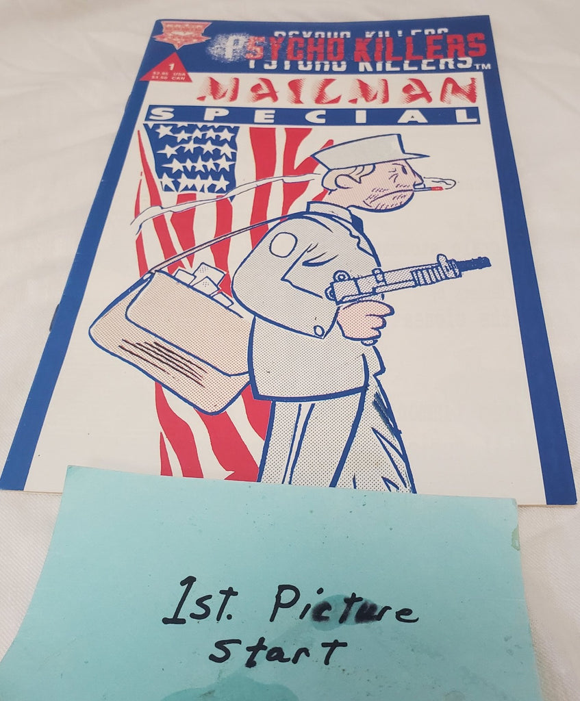 Psycho Killers Mailman Special #1 FN Comic Zone American Flag Cover 