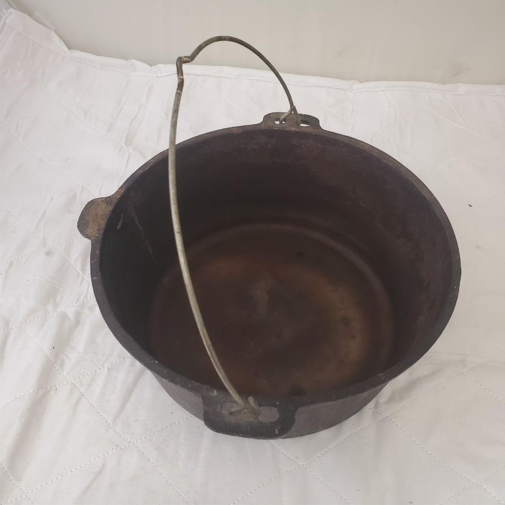 Wagner Ware 5 Qt Cast Iron Dutch Oven Original Handle/Bail
