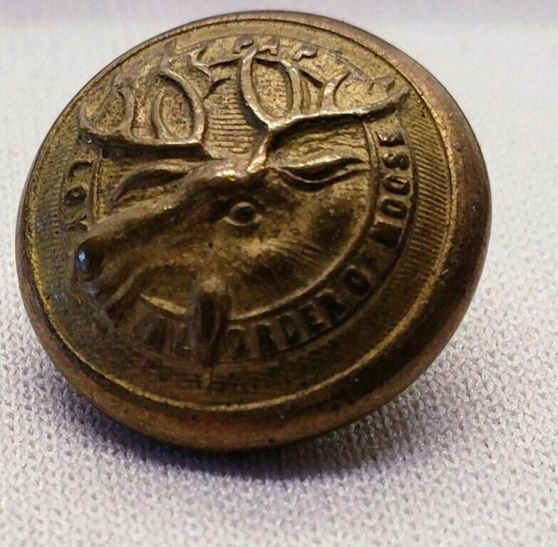 Original Loyal Order of Moose Uniform Button