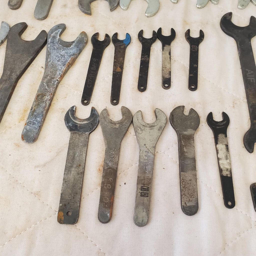 Lot of 50 Assorted Double Open End Service Wrench & other Wrench Tool LOT 485