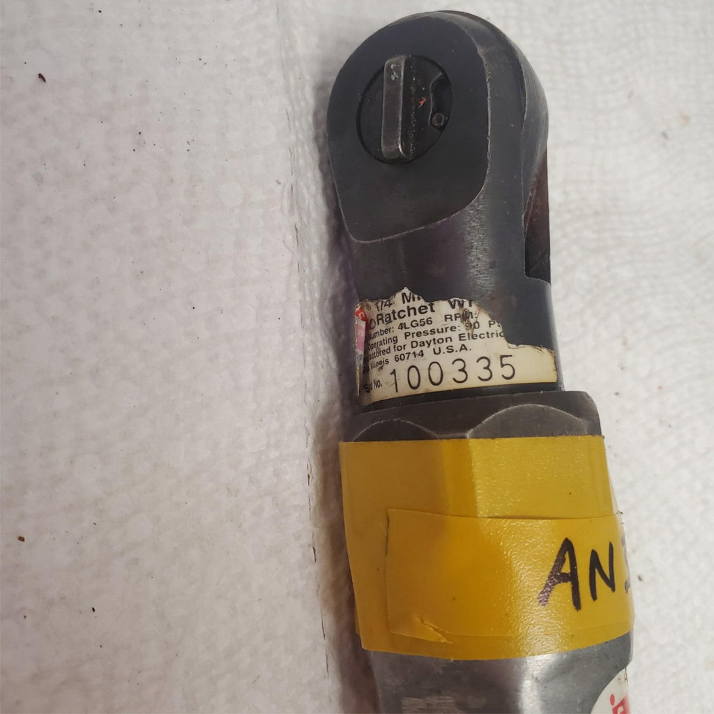 Dayton 4LG56 1/4" Mini Air Ratchet Wrench AN39