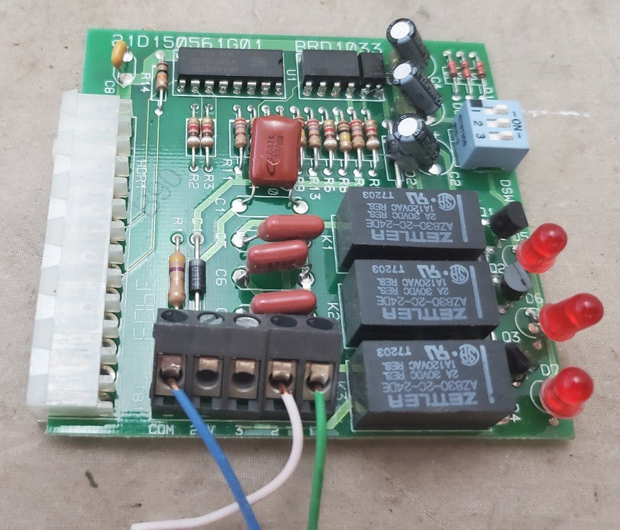 Vintage Trane Zettler Zone/Bypass Control Card Zzcardal010 21D150561G01 BRD1033