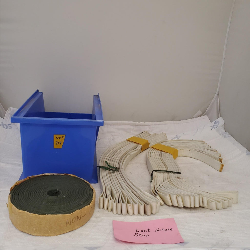 Lot of Nylon Webbing Roll & Striped Cotton Twill Neck Tape LOT 219