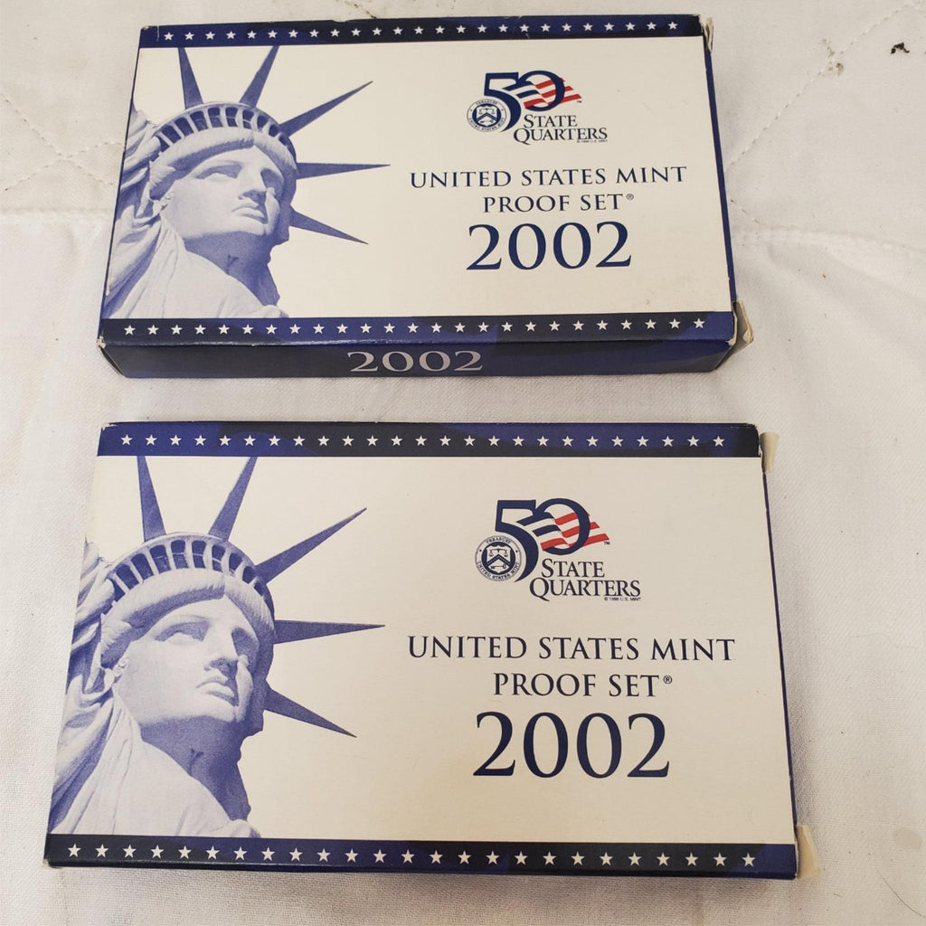 2002-S Proof Set 10 Coin US Mint Set w/ OGP & COA Uncirculated Collector Coins
