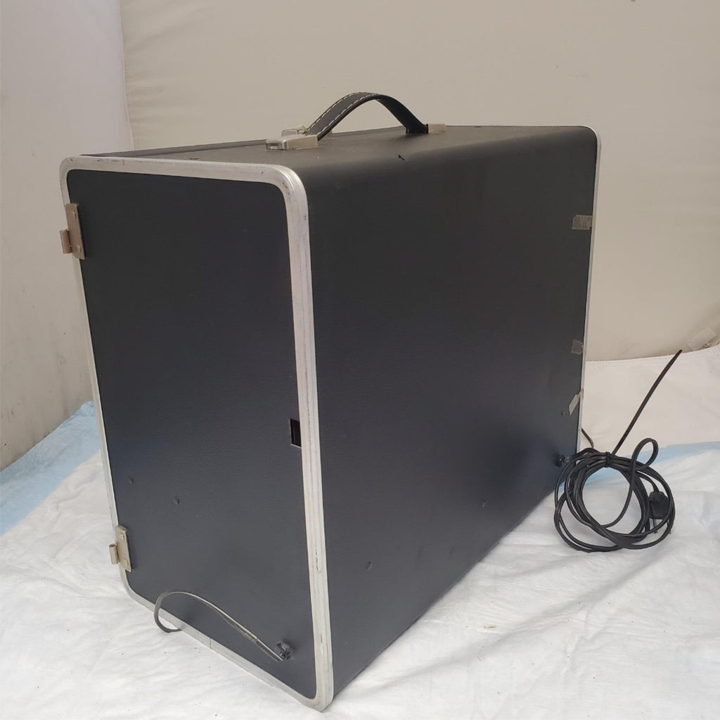 Vintage General Electric Stereo 500 Portable Turntable Speakers Suitcase